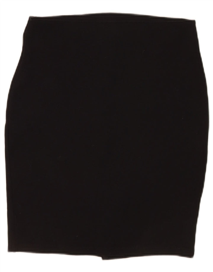 Fusta Creion Femei Zara Mediu W28 Viscoza Neagra