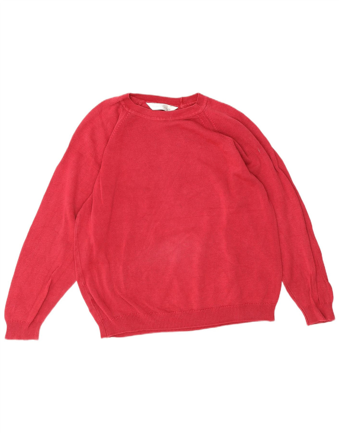 Marks & Spencer Pulover supradimensionat cu gât de barcă pentru femei UK 16 Large Red