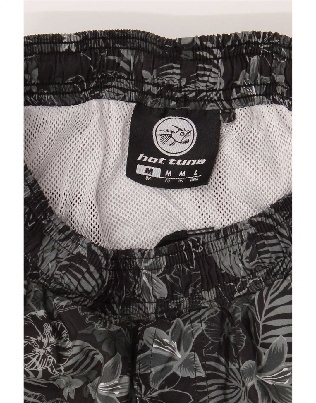 Pantaloni scurți de înot pentru bărbați Hot Tuna Poliester floral negru mediu