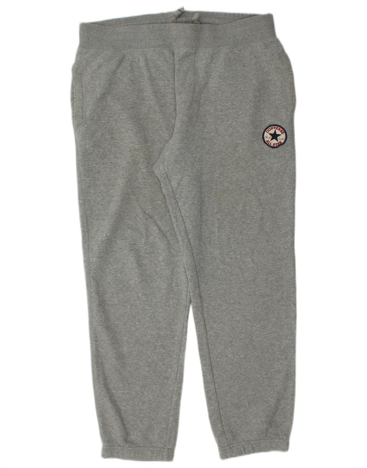 Pantaloni de trening Converse pentru bărbați Joggeri XL bumbac gri