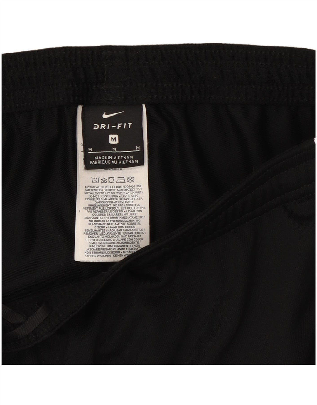 Pantaloni de trening Nike Dri Fit pentru bărbați, negru mediu, poliester bloc de culoare