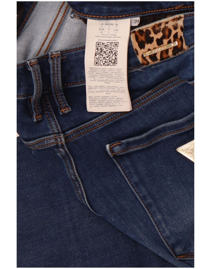 Blugi skinny Annette GUESS pentru femei W31 L29 bumbac bleumarin