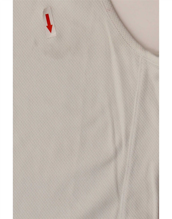 Vesta Jordan Dri Fit pentru bărbați, mic, alb, din bumbac