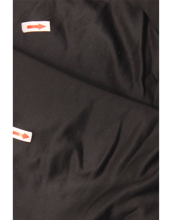 Pantaloni de trening cu grafică Adidas pentru bărbați, poliester negru mediu