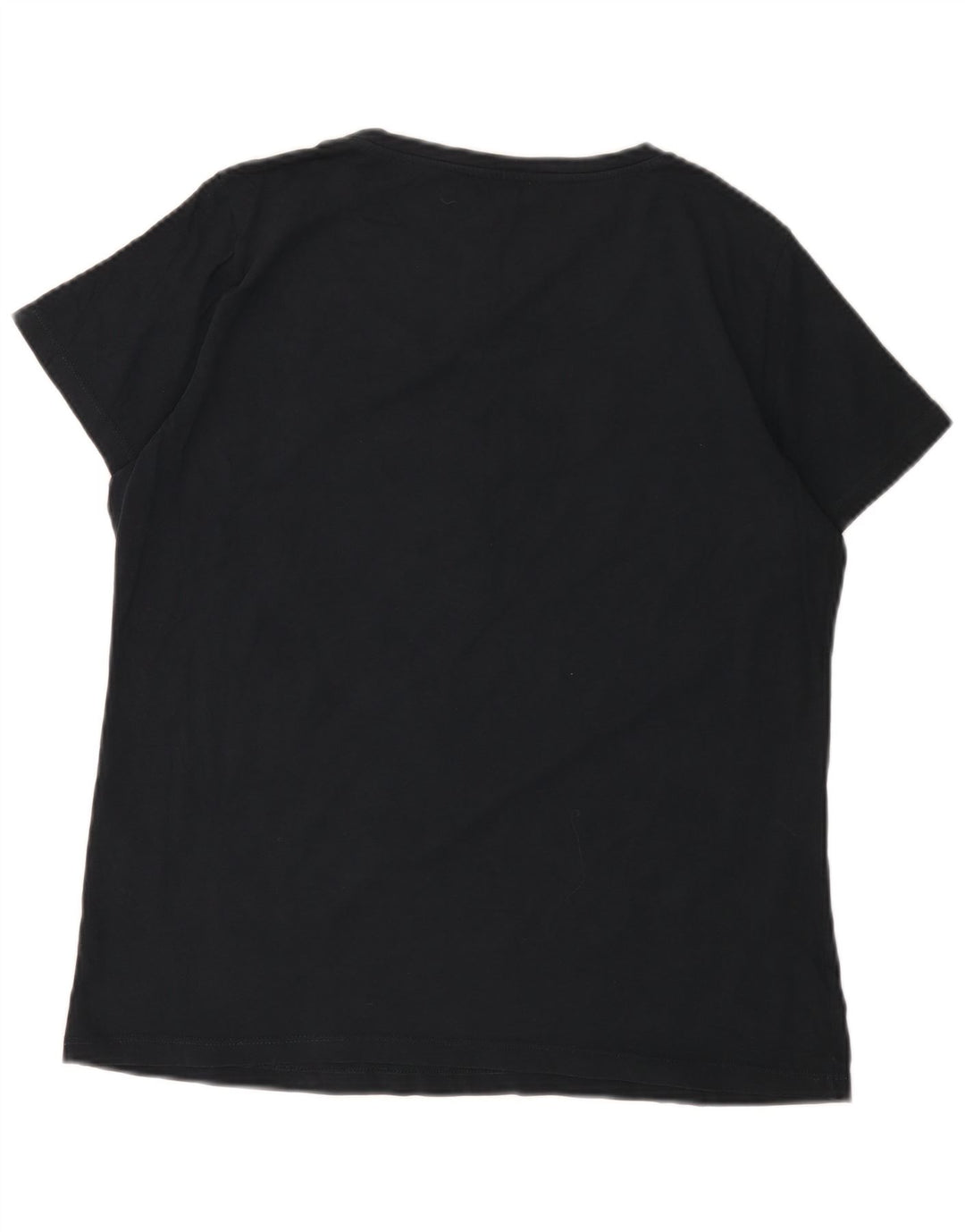 TRUSSARDI Tricou grafic pentru femei Top UK 16 Large Black Bumbac