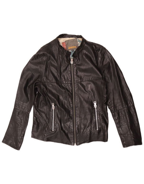 Jachetă din piele pentru motociclist pentru femei Imperial IT 48 XL neagră