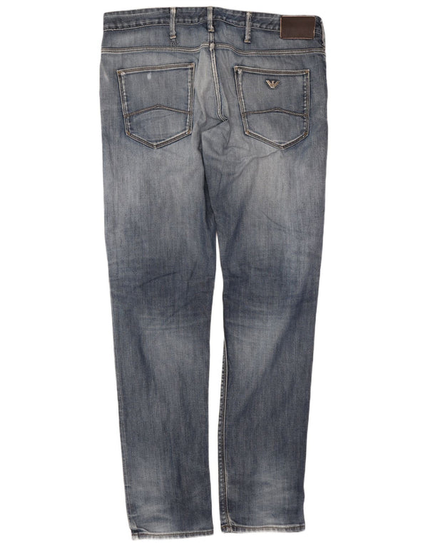 Blugi slim de damă Armani W34 L34 Albastru