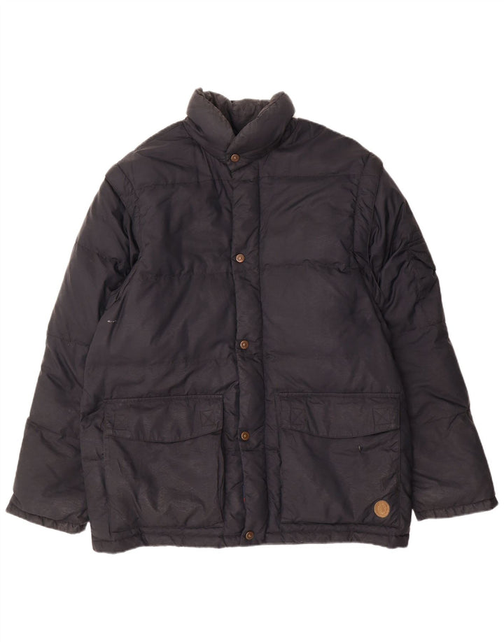 Jachetă căptușită pentru bărbați Trussardi, cu o formă lejeră, IT 44 XS, poliester negru