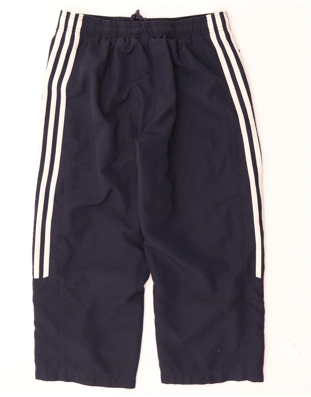 Pantaloni de trening Capri Adidas pentru femei UK 10 Poliester bleumarin mic