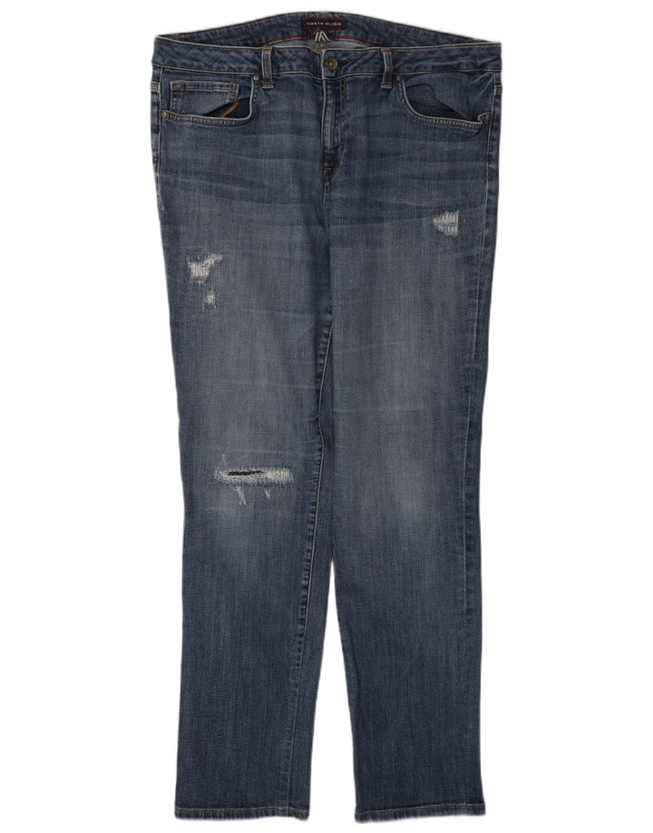 Blugi slim pentru femei Tommy Hilfiger Distressed W36 L31 Bumbac albastru