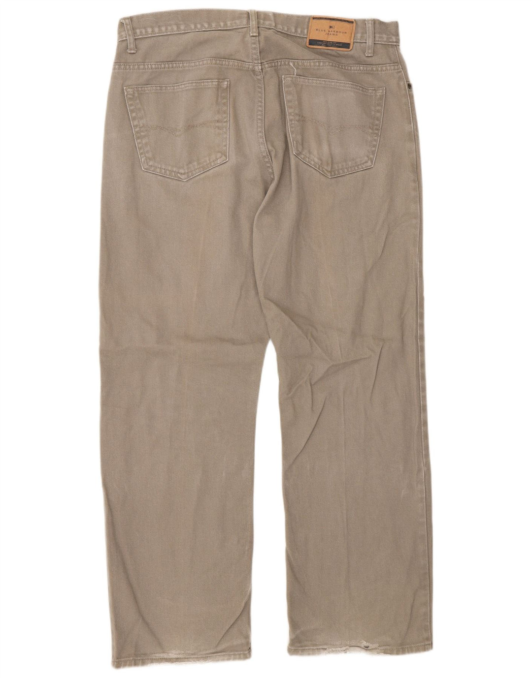 Blugi drepți pentru bărbați Marks & Spencer Blue Harbour W36 L29 bumbac bej