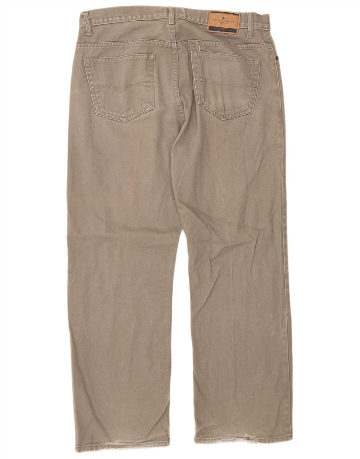 Blugi drepți pentru bărbați Marks & Spencer Blue Harbour W36 L29 bumbac bej