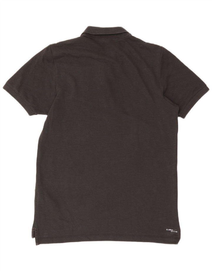 Tricou polo Adidas Clima 365 pentru bărbați, bumbac mediu negru