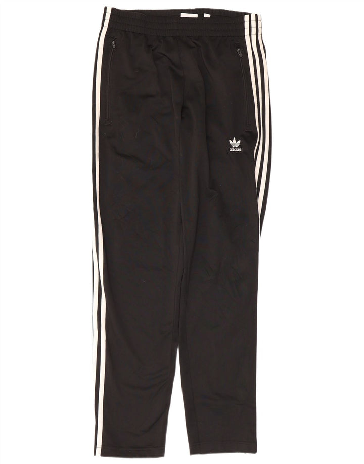 Pantaloni de trening Adidas pentru bărbați, poliester negru mic