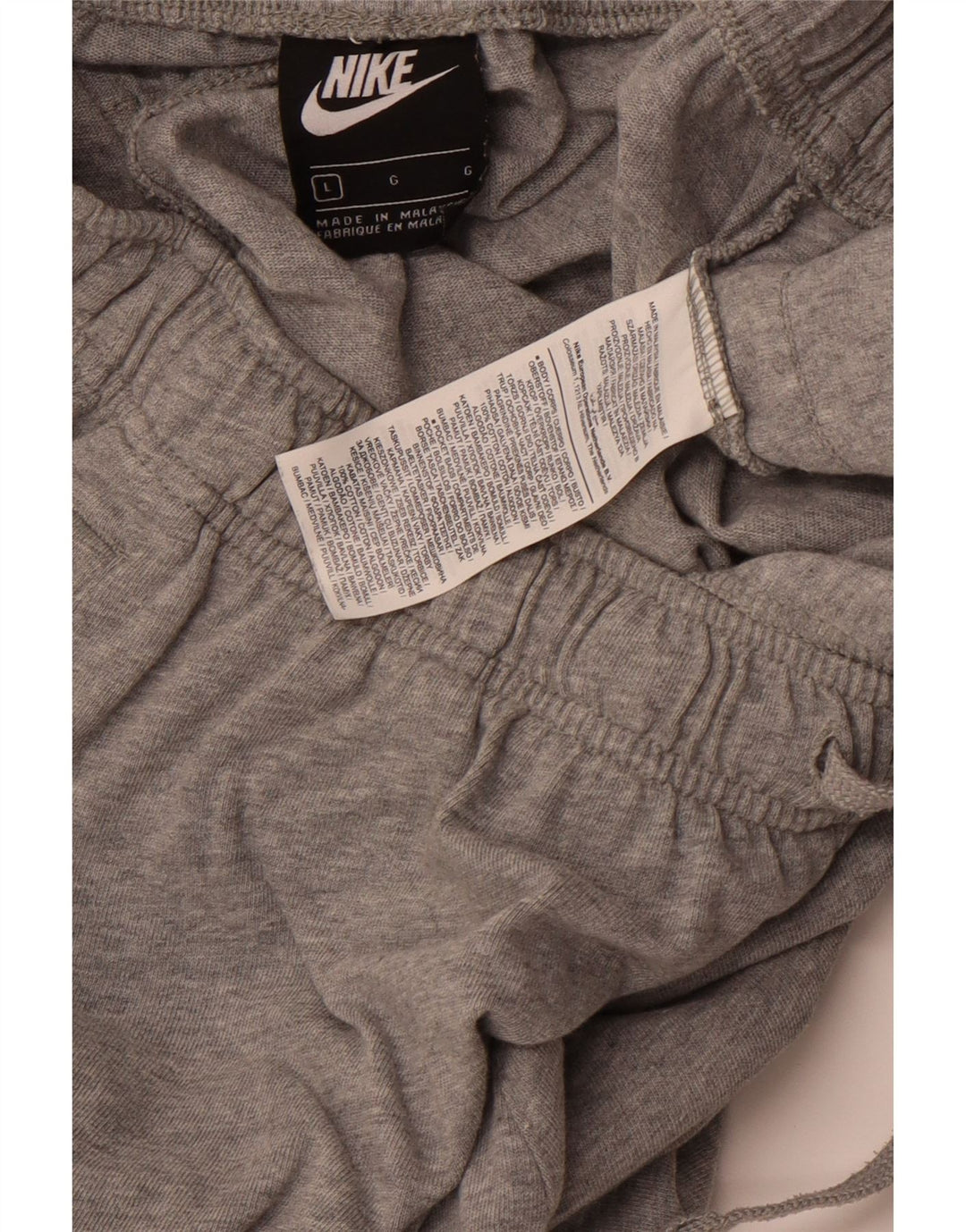 Pantaloni scurți sport NIKE pentru bărbați, mari, gri, bumbac