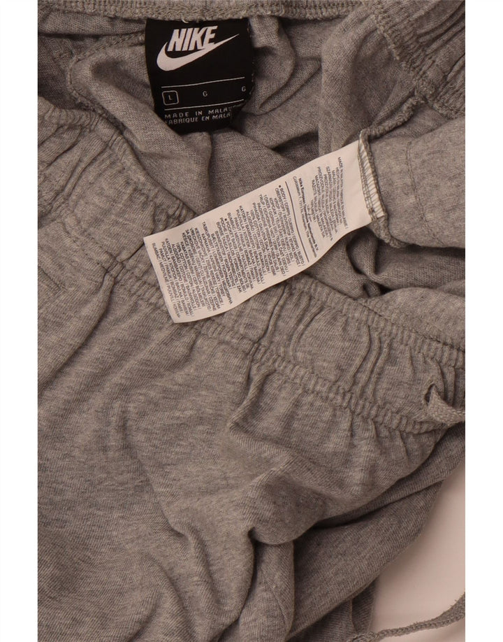 Pantaloni scurți sport NIKE pentru bărbați, mari, gri, bumbac