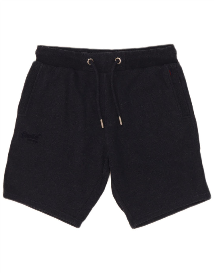 Pantaloni scurți sport Superdry pentru bărbați, mari, albastru, bumbac