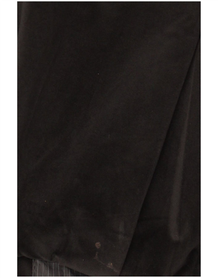 Jachetă vintage pentru bărbați, lungă cu 2 nasturi, UK 44 2XL, poliester negru