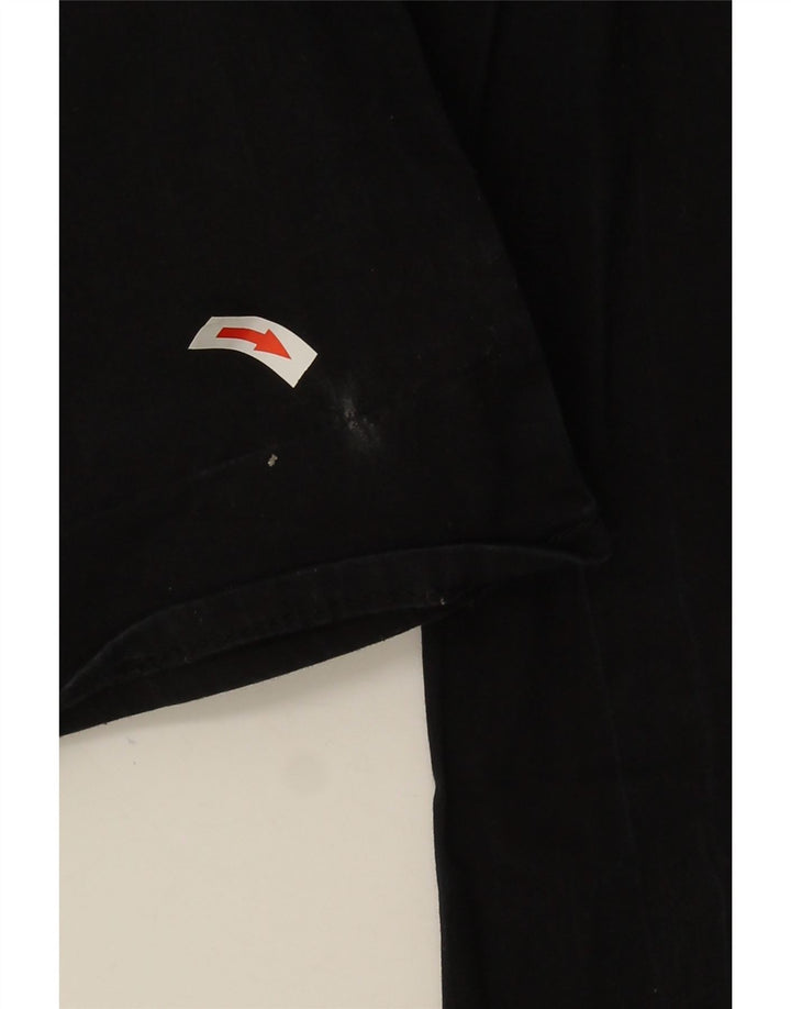 Trussardi Blugi drepte pentru bărbați W25 L32 bumbac negru
