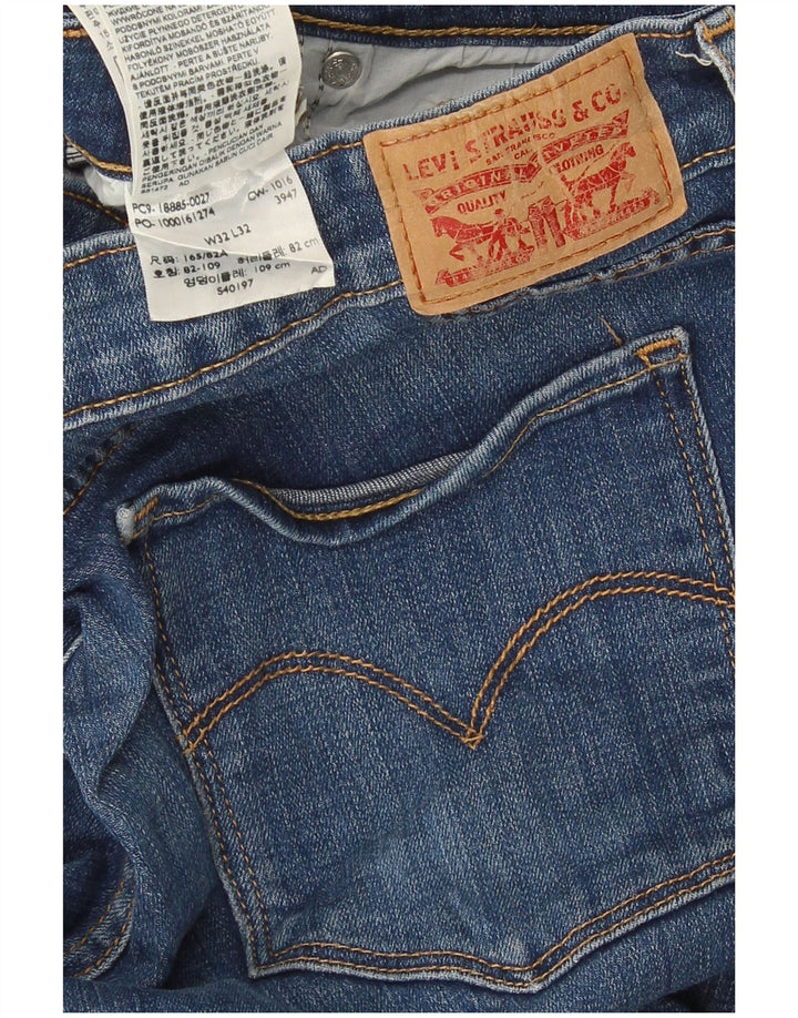 Blugi Levi's 715 Bootcut W32 L32 Bumbac albastru