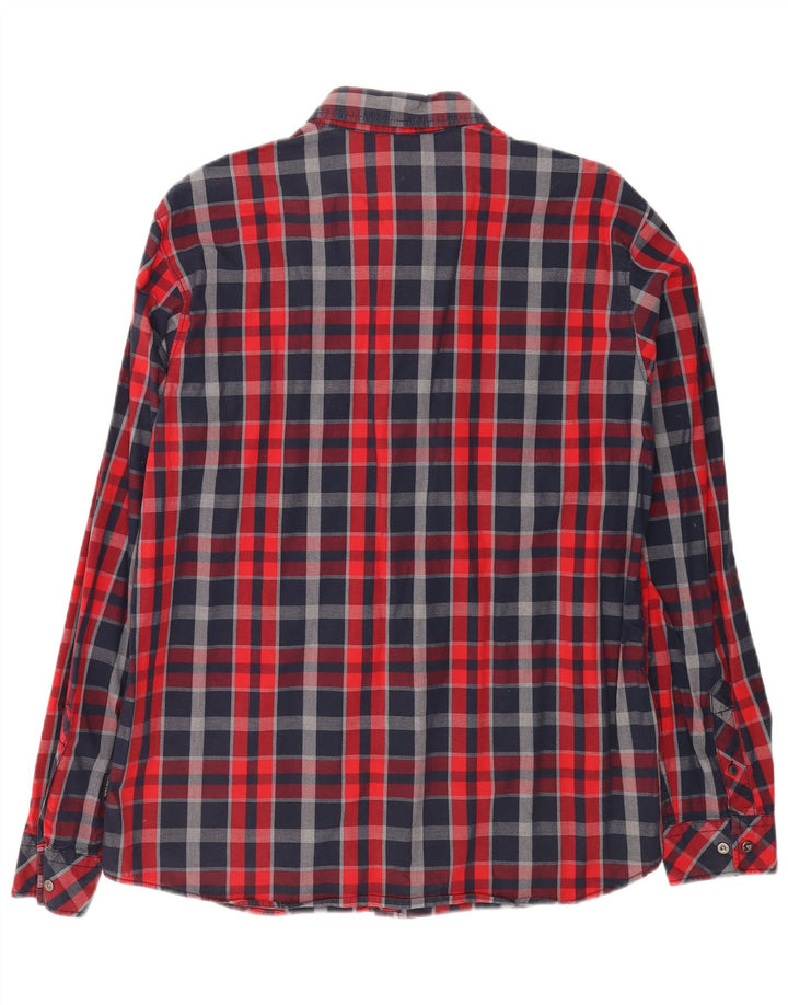 Cămașă pentru bărbați Jack & Jones XL, bumbac cu carouri multicolore