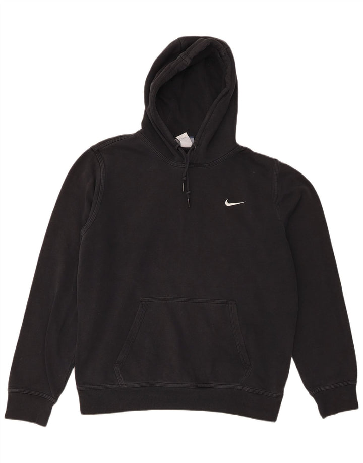 Pulover Nike pentru bărbați, bumbac mare, negru