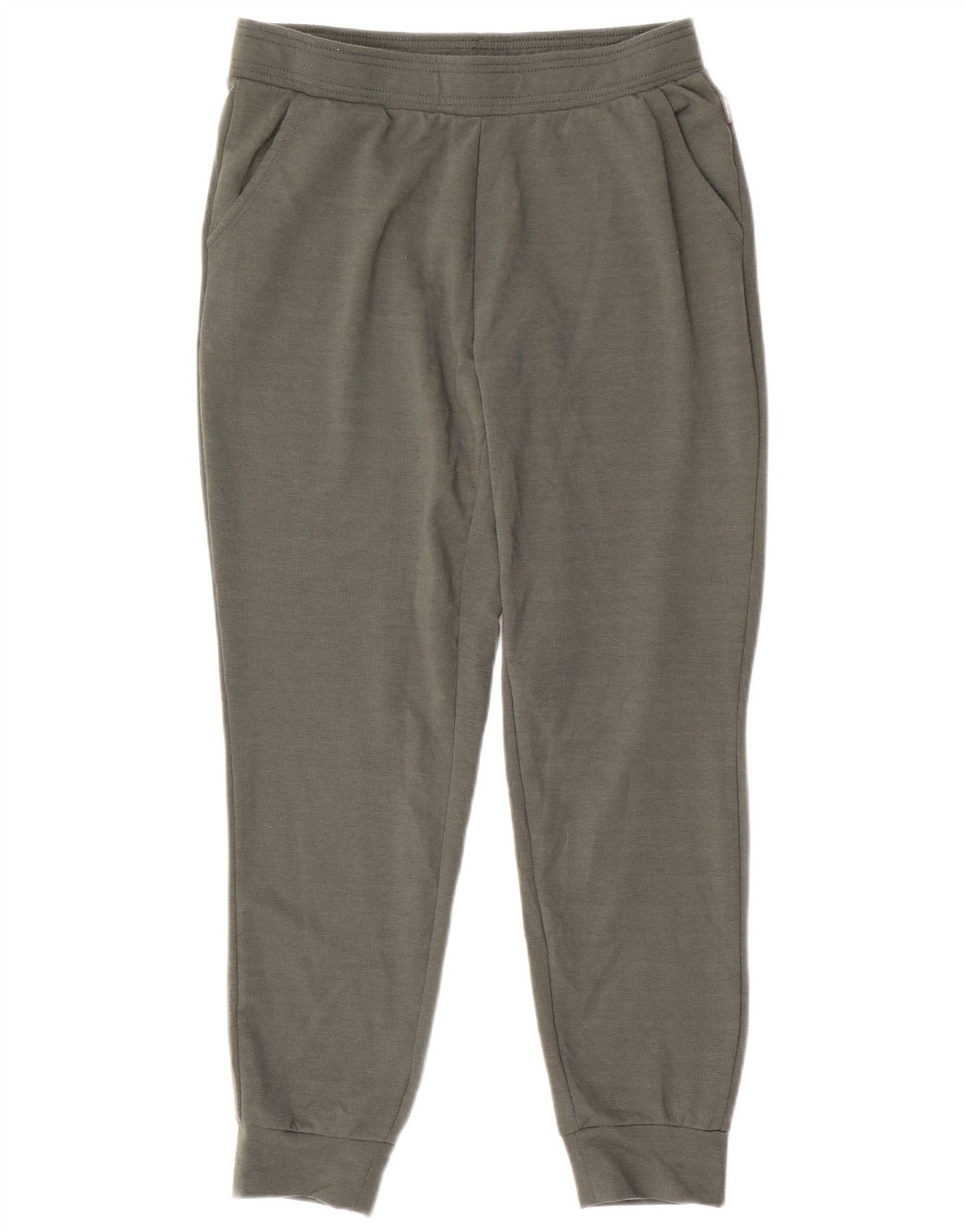 EDDIE BAUER Pantaloni de trening pentru femei Joggeri UK 10 Poliester kaki mic