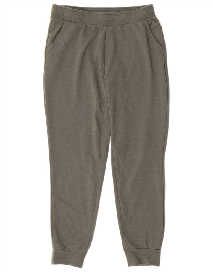 EDDIE BAUER Pantaloni de trening pentru femei Joggeri UK 10 Poliester kaki mic
