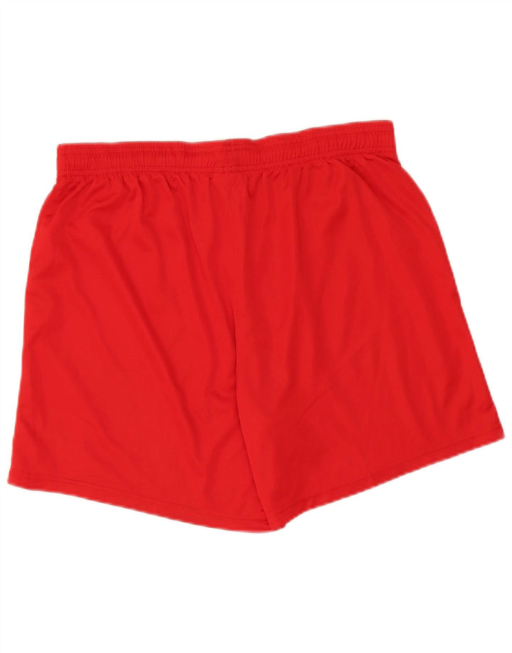 Pantaloni scurți sport Nike Dri Fit pentru bărbați, poliester roșu mare