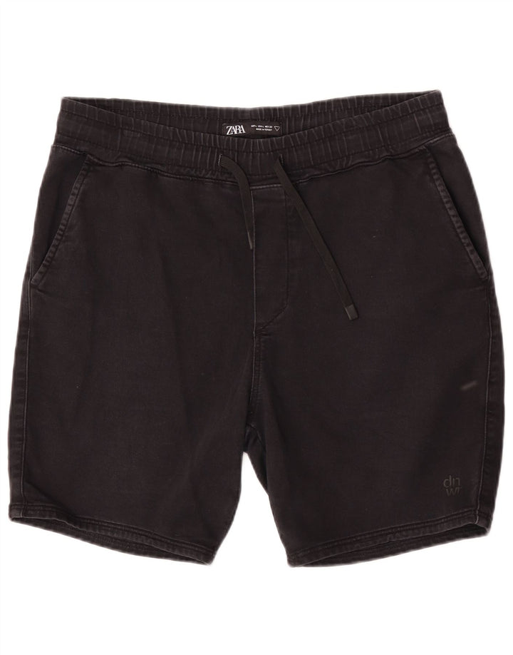 Pantaloni scurți casual pentru bărbați Zara Mari W34 Negru