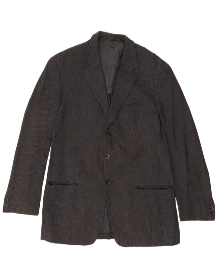 Blazer Armani Collezioni pentru bărbați, cu 3 nasturi, IT 50, in, gri mediu