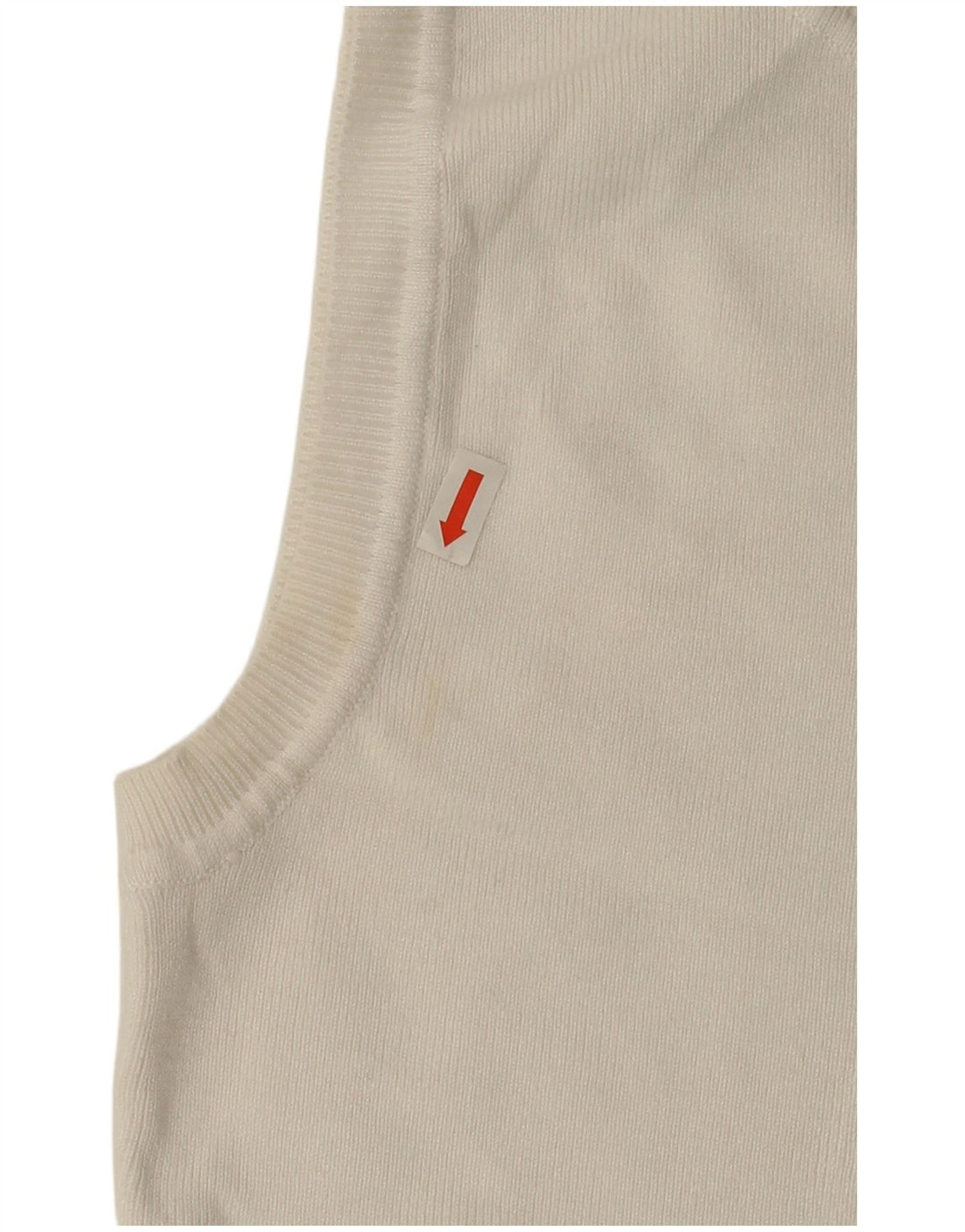 Top cu vestă pentru femei Zara UK 12 Medium White Viscose