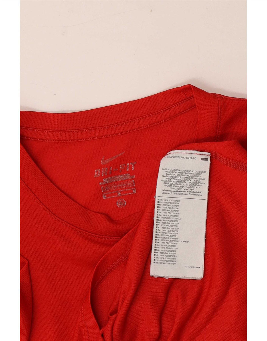 Tricou grafic pentru bărbați Nike Top Medium Red Poliester
