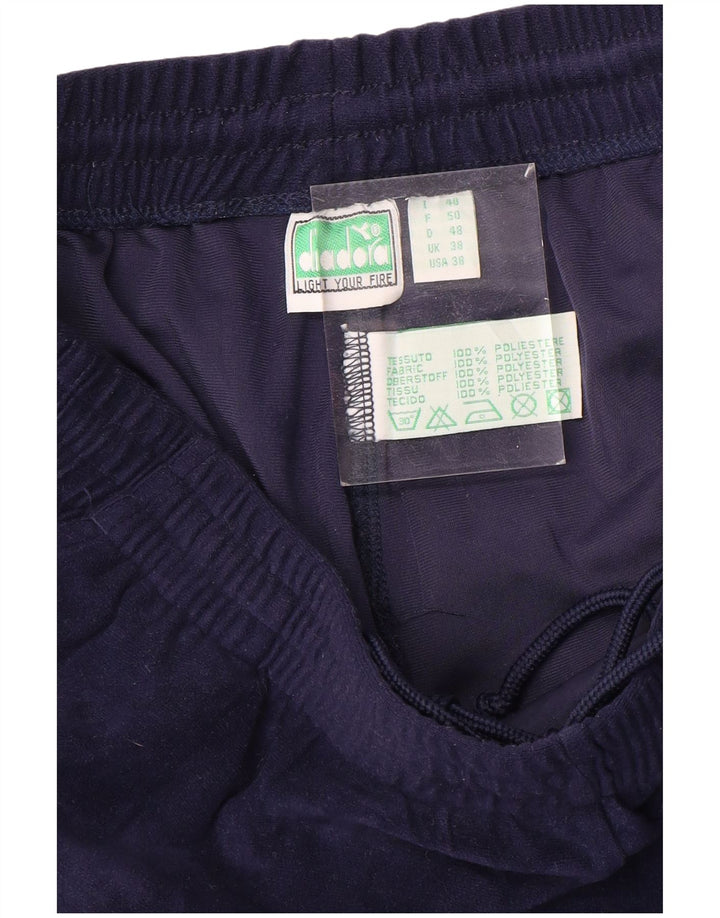 Pantaloni de trening din velur pentru bărbați DIADORA XL poliester bleumarin