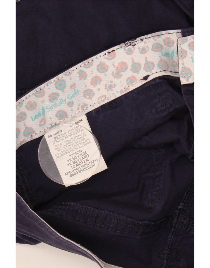 Pantaloni scurti cargo pentru femei LEE US 12 Large W34 Bumbac bleumarin