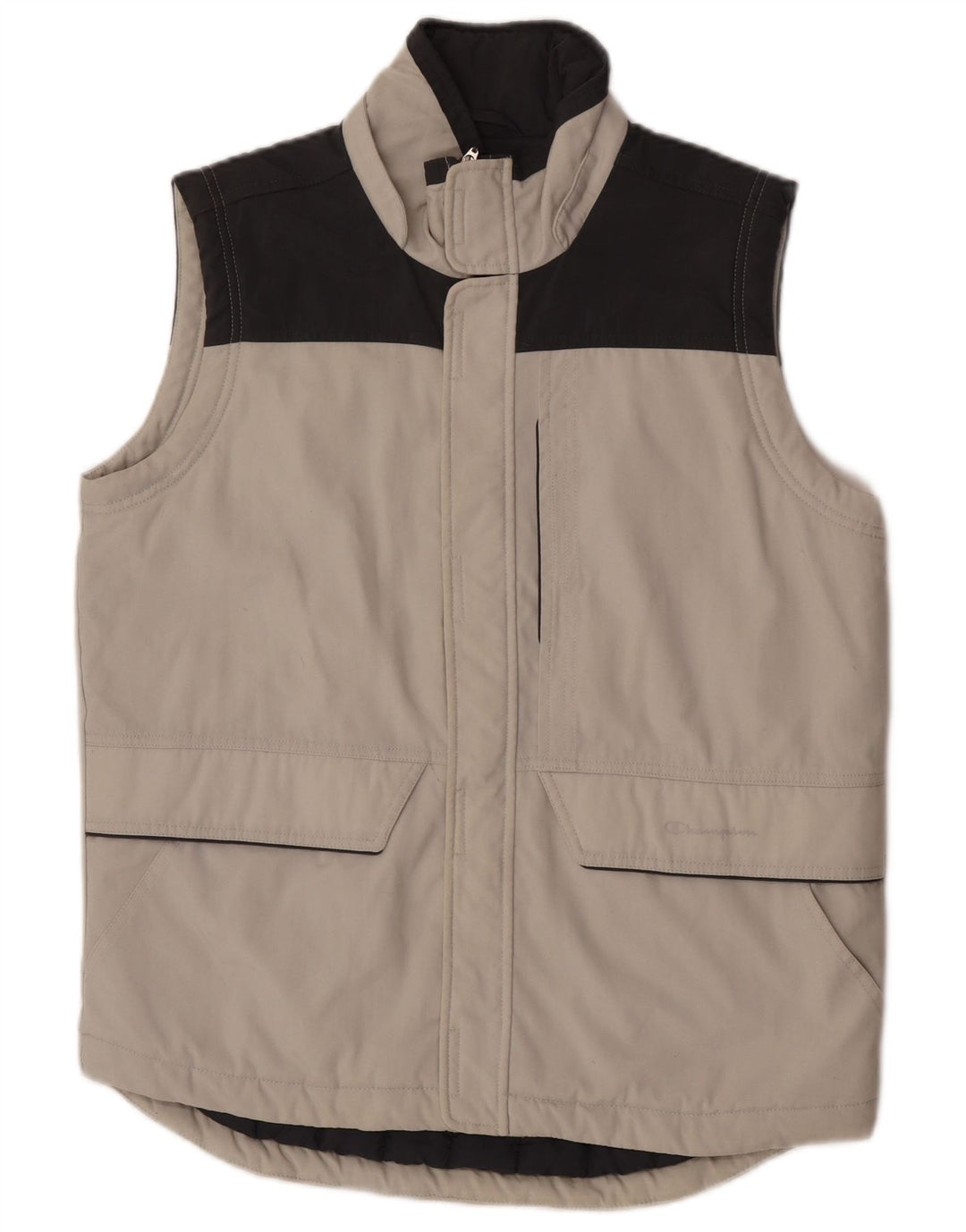 Gilet capitonat pentru bărbați Champion UK 36 Small, gri, poliamidă color bloc