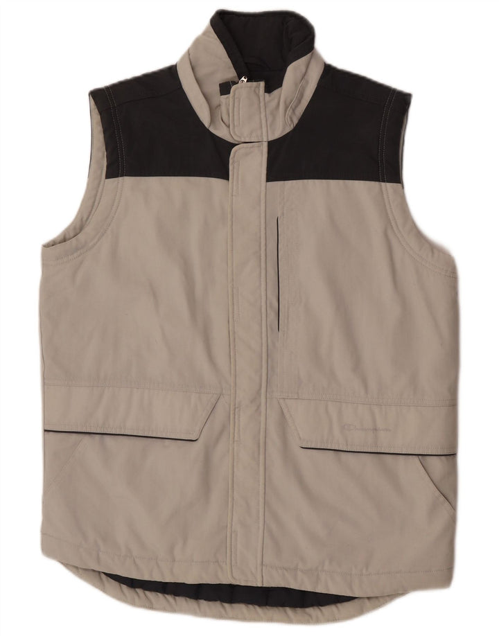 Gilet capitonat pentru bărbați Champion UK 36 Small, gri, poliamidă color bloc