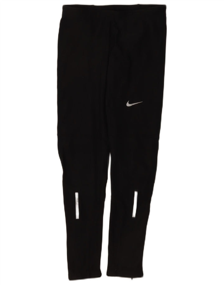 Leggings Nike Dri Fit pentru femei UK 12 Poliester mediu negru