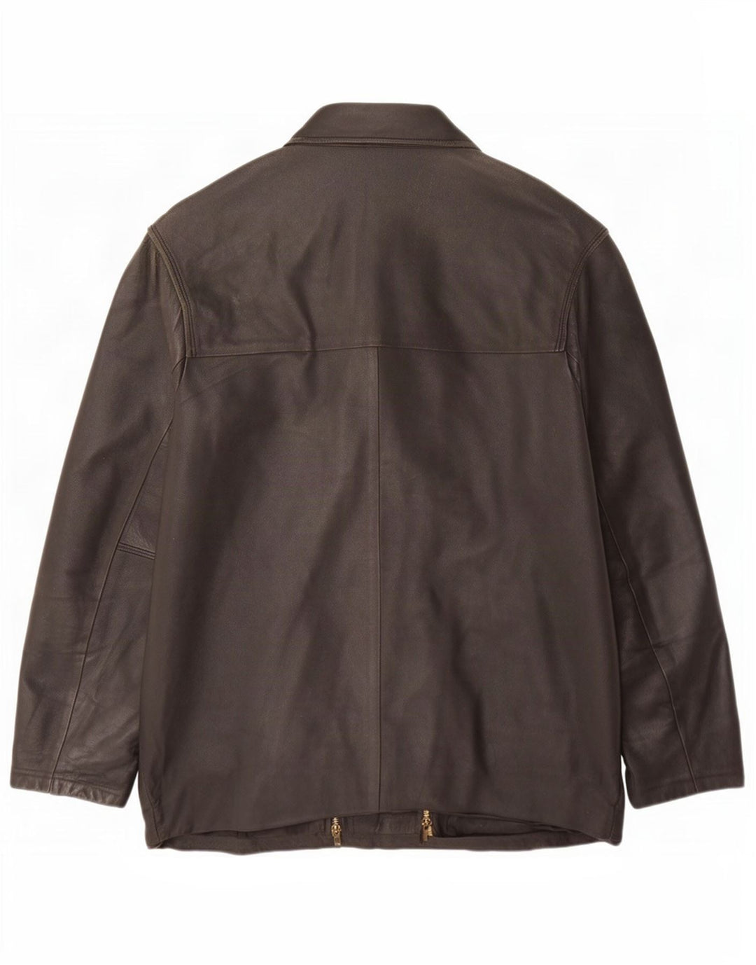 Jachetă de piele vintage pentru bărbați UK 40 Large Black