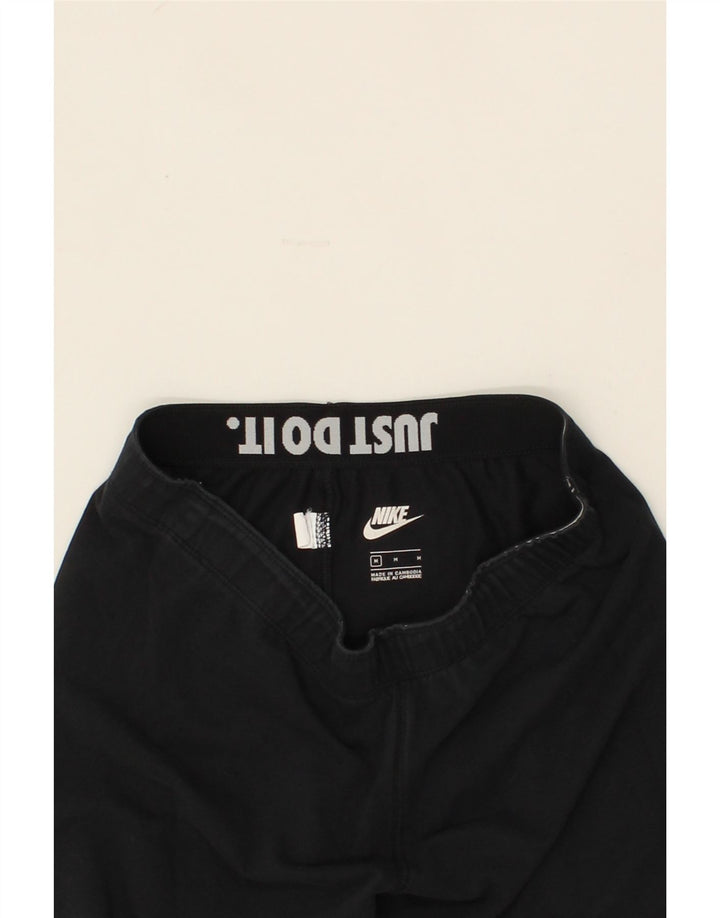 NIKE Womens Graphic Leggings UK 14 Medium Navy Blue Vintage Nike and Second-Hand Nike from Messina Hembry 