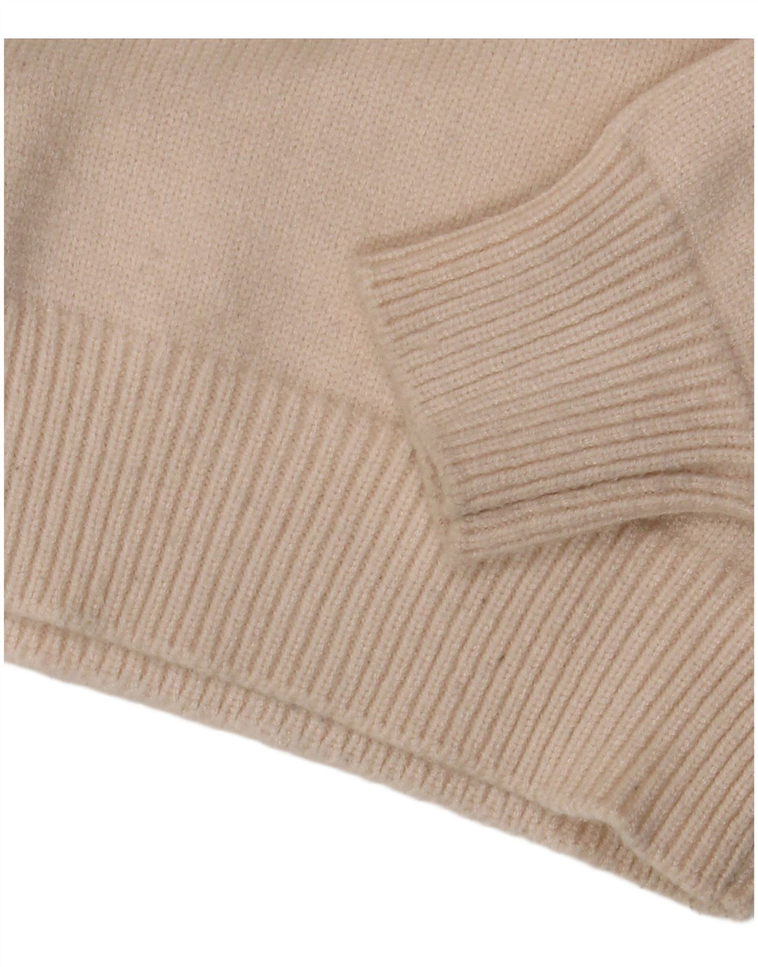 Pulover pentru femei Zara Crop Crew Gate UK 12 Medium Off White Viscose