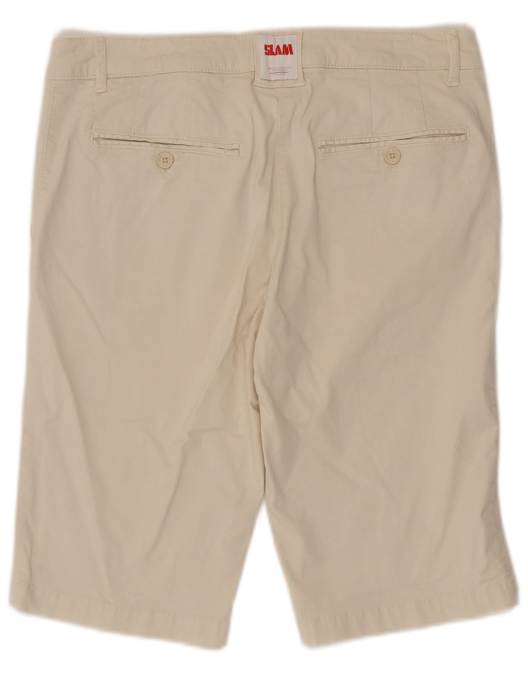 Pantaloni scurți chino pentru femei Slam IT 46 Large W32 Beige Bumbac