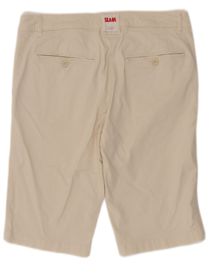 Pantaloni scurți chino pentru femei Slam IT 46 Large W32 Beige Bumbac