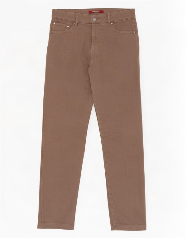 Pantaloni casual drepti pentru bărbați Carrera W33 L29 bumbac bej