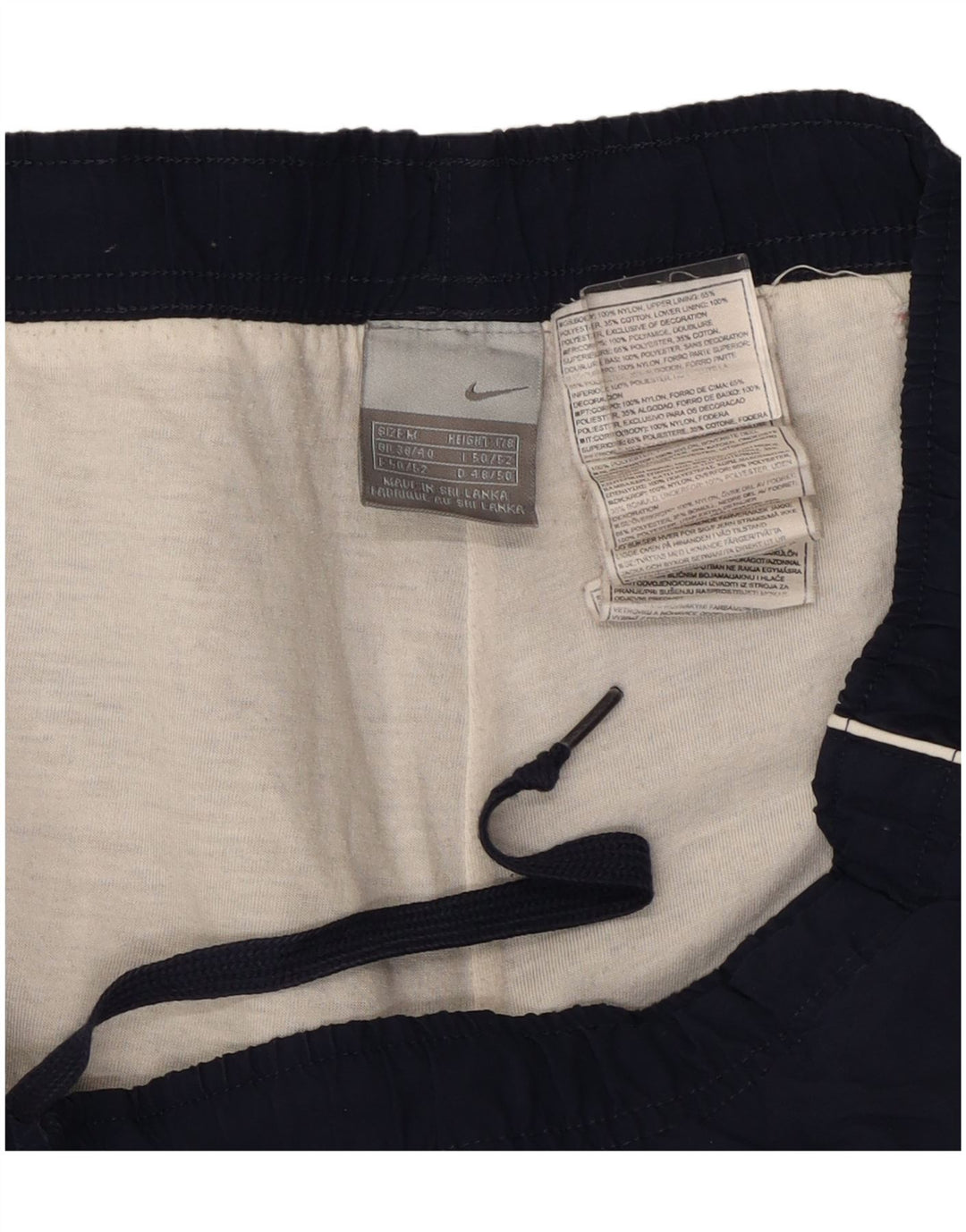 Pantaloni de trening Nike pentru bărbați Marea Britanie 38/40 Nailon mediu albastru bleumarin