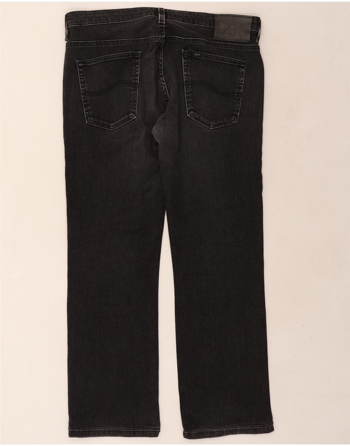 Blugi Lee Knox Straight pentru bărbați W36 L30 bumbac negru