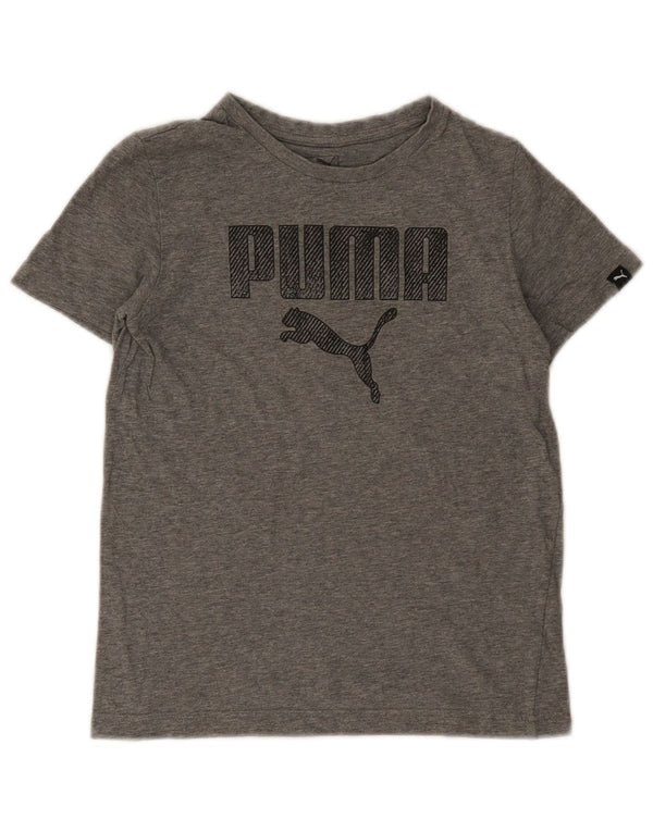 Tricou grafic Puma pentru băieți Top 11-12 ani gri