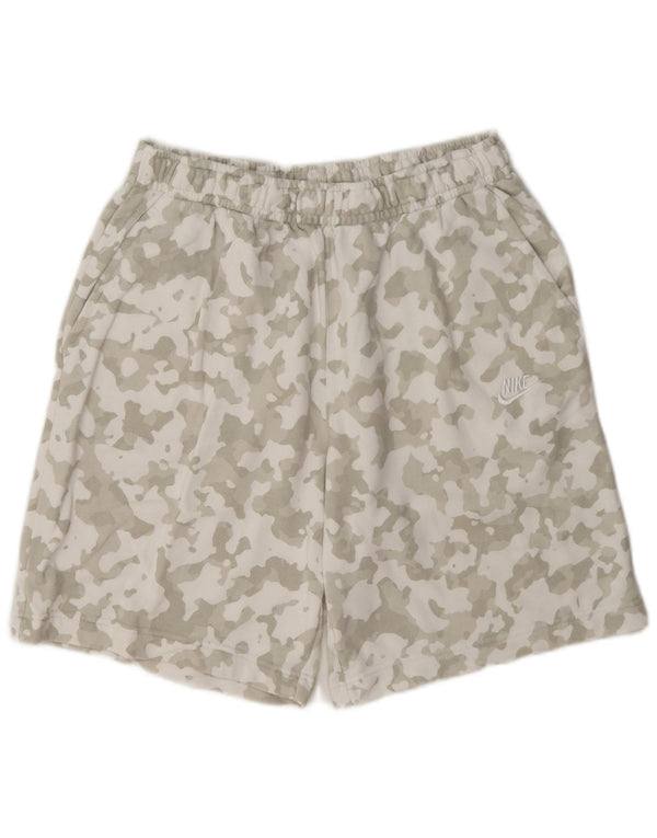 Pantaloni scurți sport Nike pentru bărbați, mari, gri, camuflaj