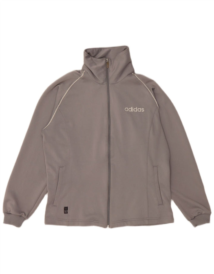 Jachetă de trening pentru femei Adidas UK 14 Gri mediu