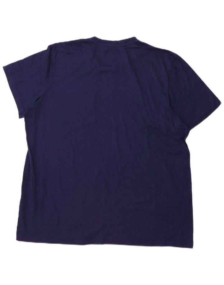 Tricou pentru bărbați ADIDAS Top 2XL Bumbac bleumarin